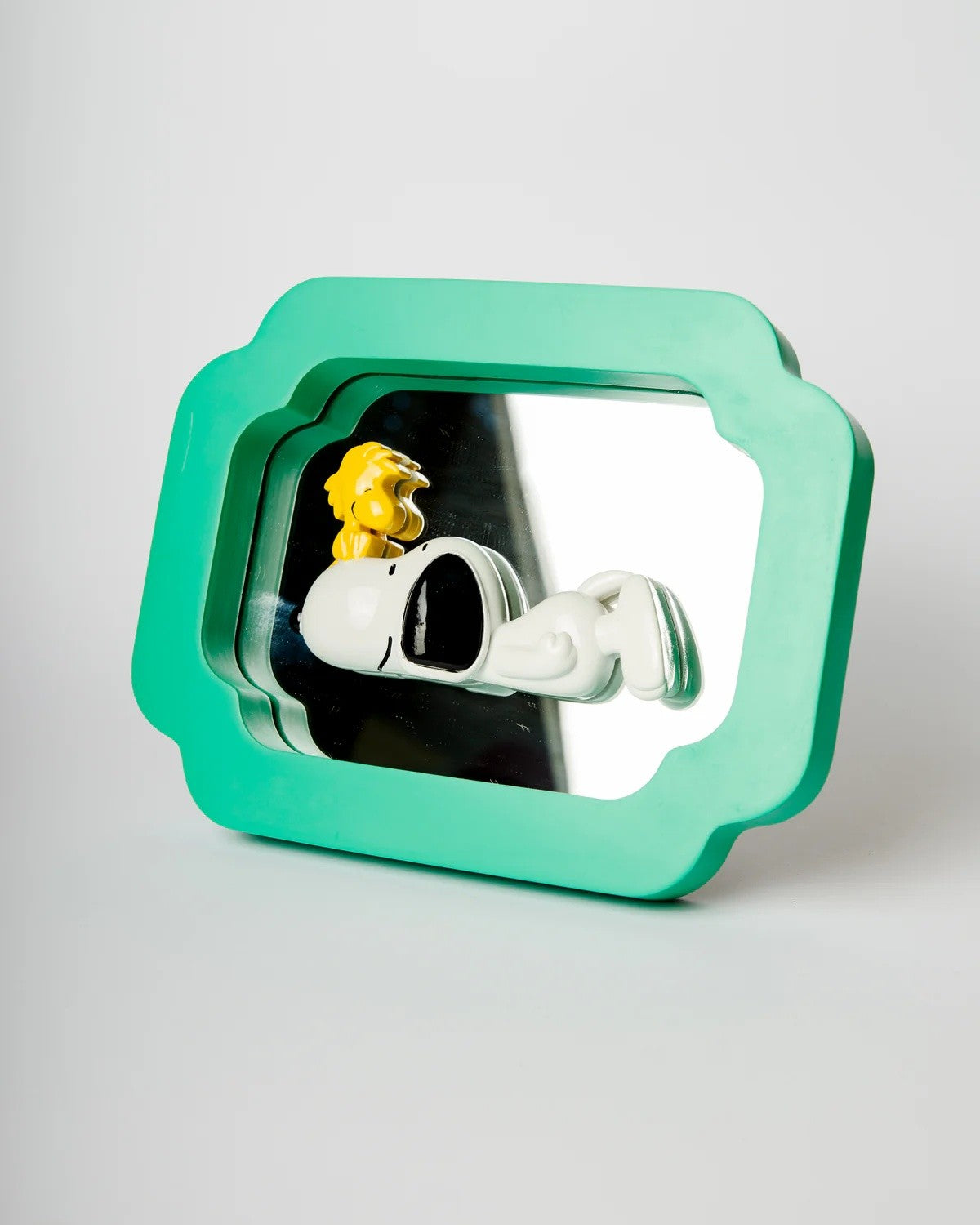 Snoopy Lying Down with Woodstock Mirror Frame, photo 2