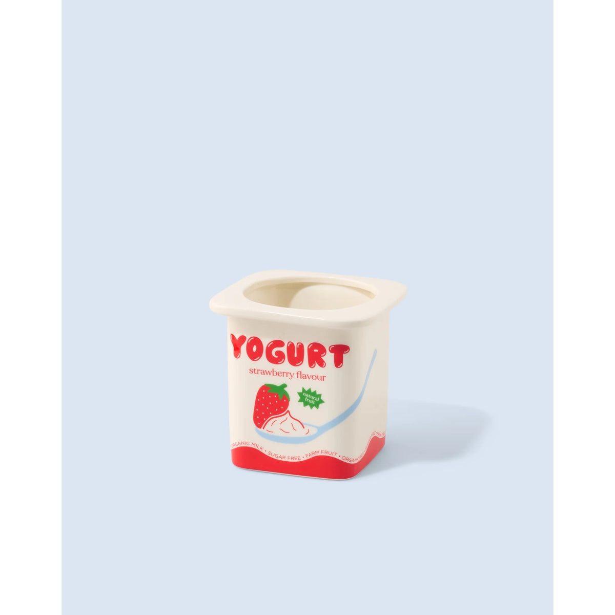 Vaso Yogurt alla Fragola - Strabello Design