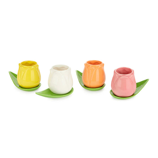 Set Tazzine Tulip Multicolore