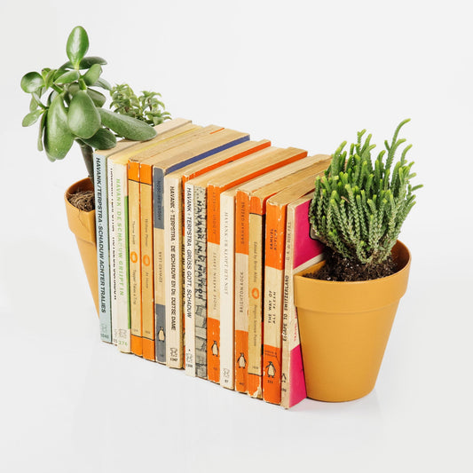 Plant Pot Bookends - Strabello Design