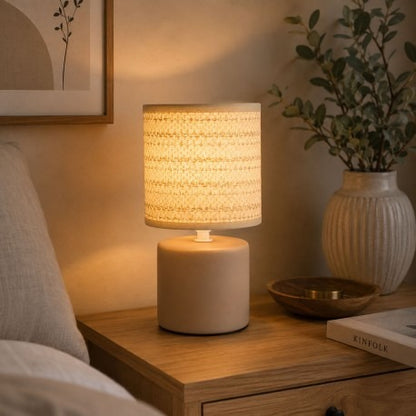 Woven Shade Table Lamp, photo 5