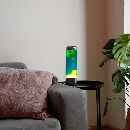 Blue and Lime Lava Capsule Lamp, photo 3