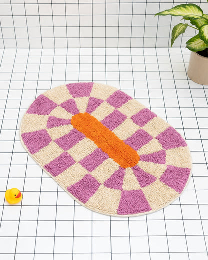 Rita Magenta Bath Mat, photo 3