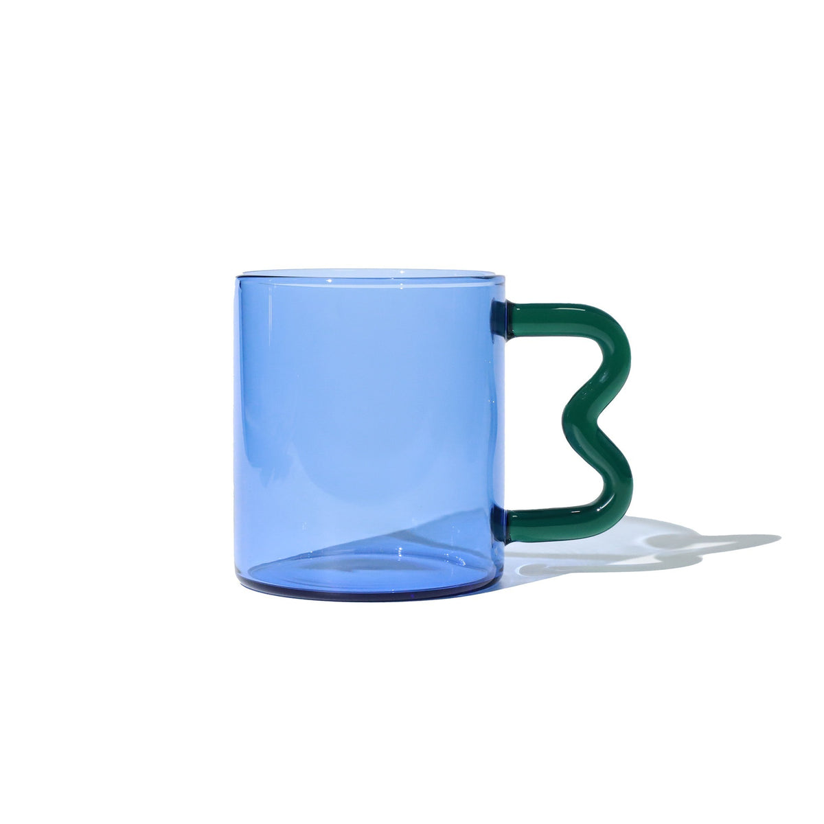Glass Mug with Wavy Handle, photo 7