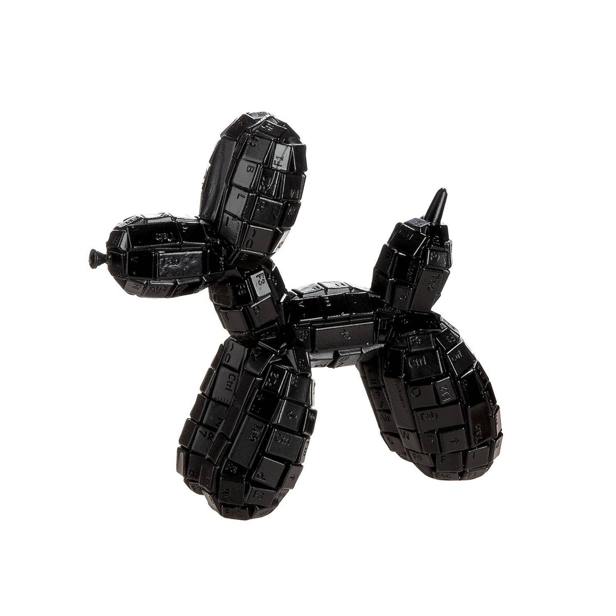 Keyboard Balloon Dog Figurine - Strabello Design