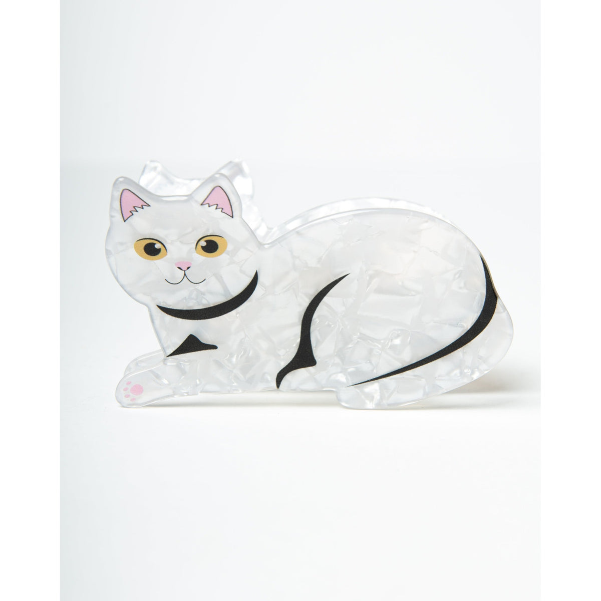 White Cat Hair Clip, photo 2
