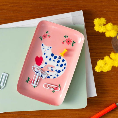 Polka Dot Cat Trinket Tray, photo 4