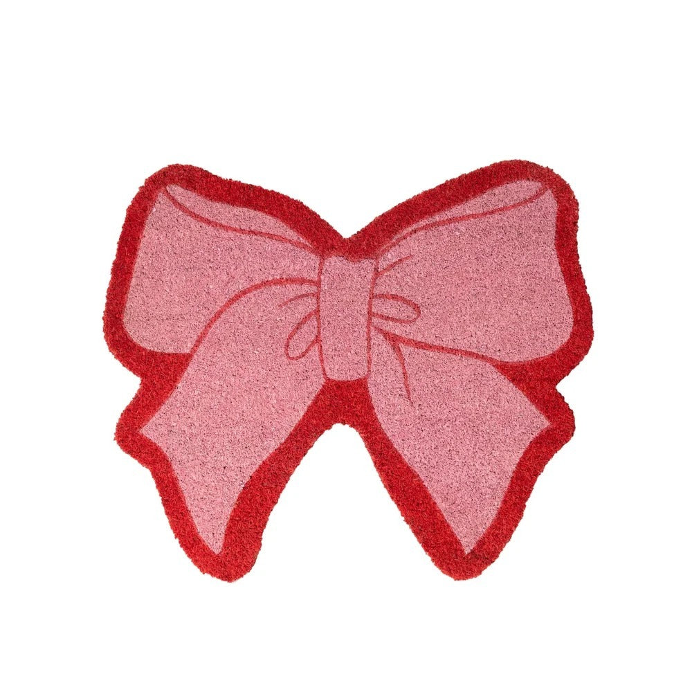Pink Bow Doormat - Strabello Design