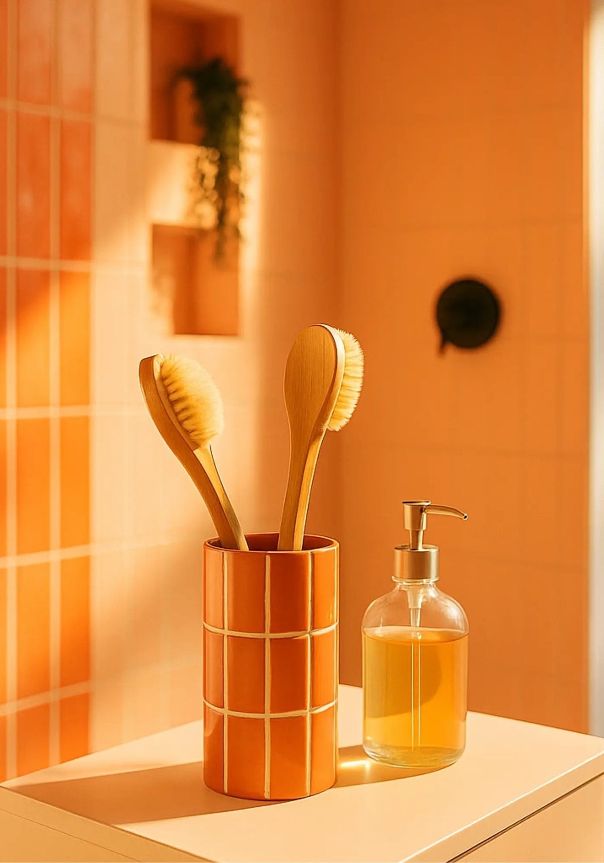 Orange Tile Vase, photo 3