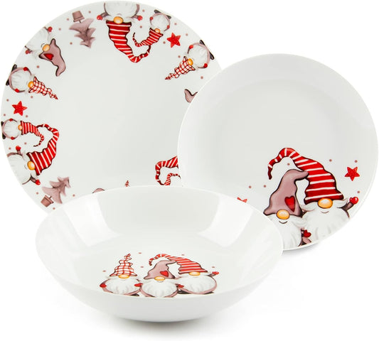 Servizio di Piatti Gnomo 18 Pezzi - Strabello Design