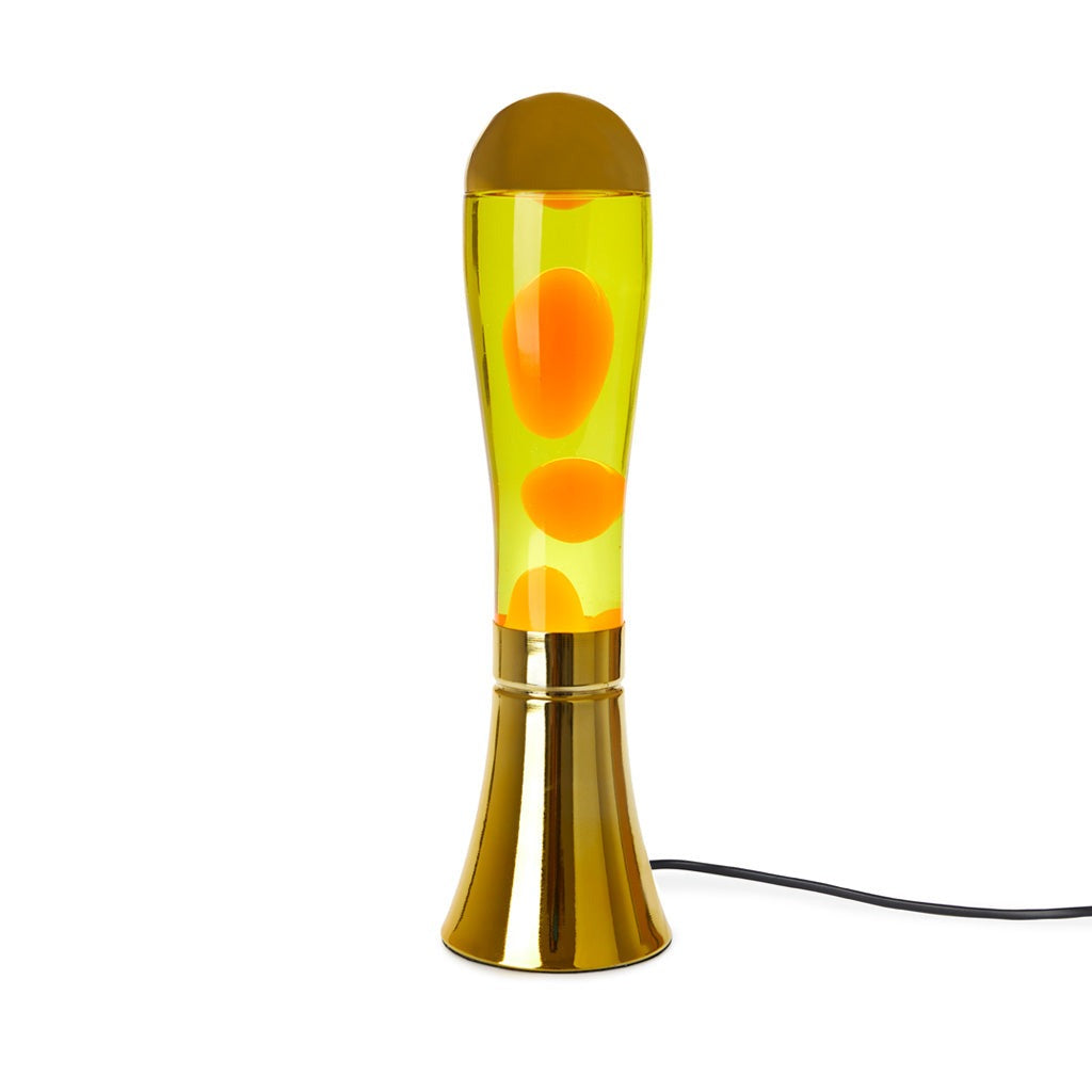 Gold Magma Lava Lamp - Strabello Design