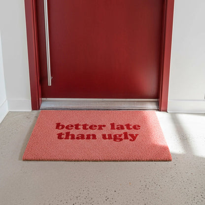 Better Late Than Ugly Pink Doormat, photo 12