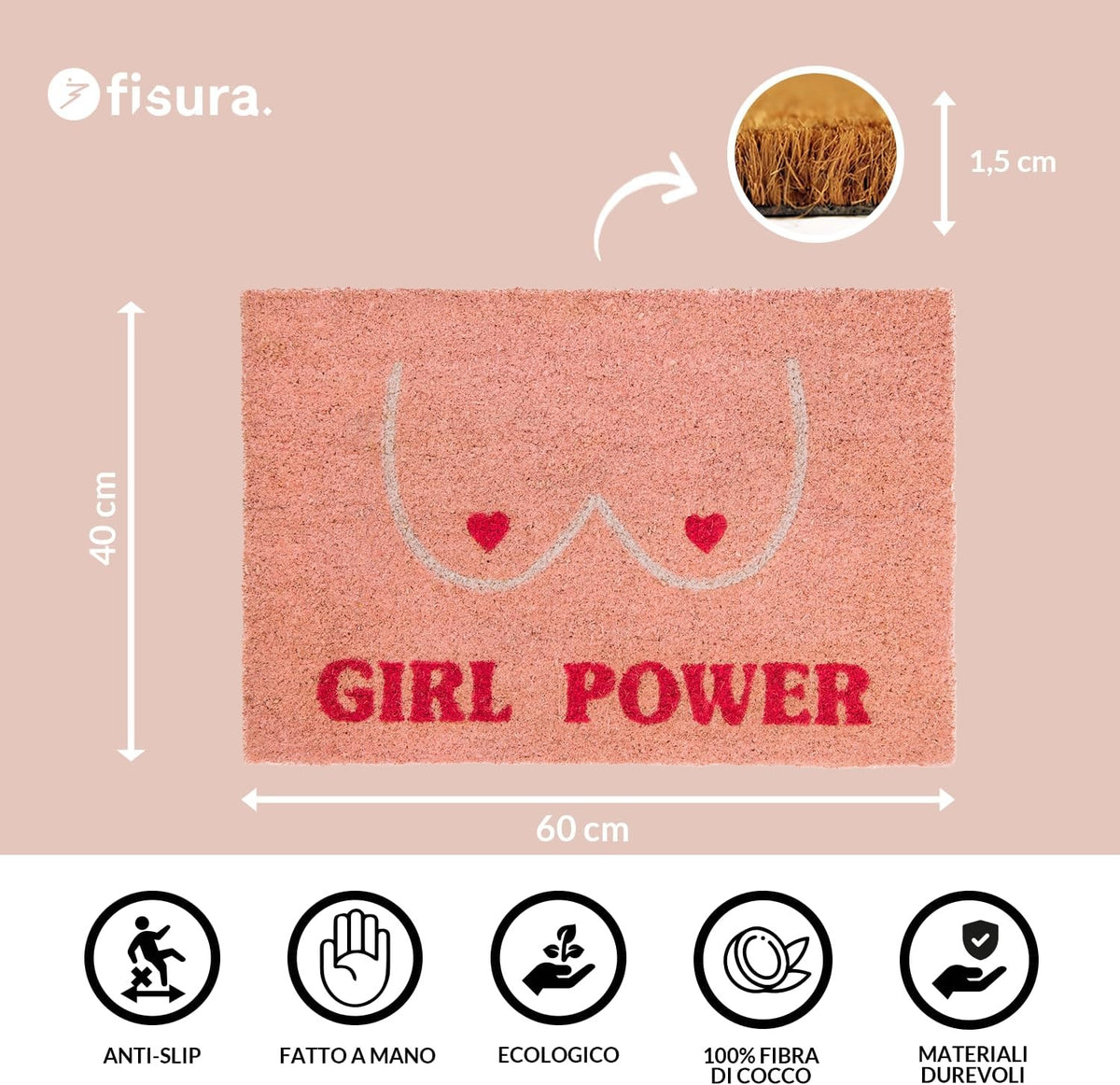 Girl Power Doormat, photo 2
