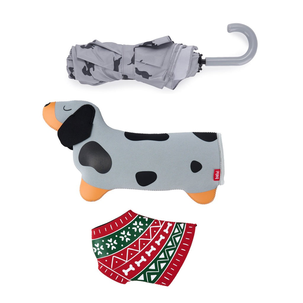 Christmas Dachshund Umbrella, photo 2