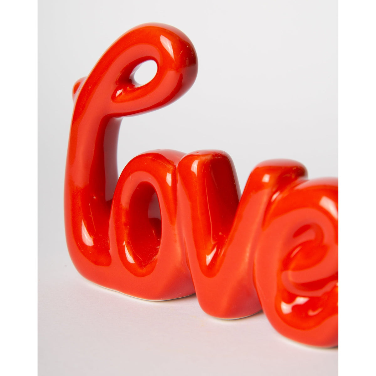 Red Love Script Figurine, photo 4
