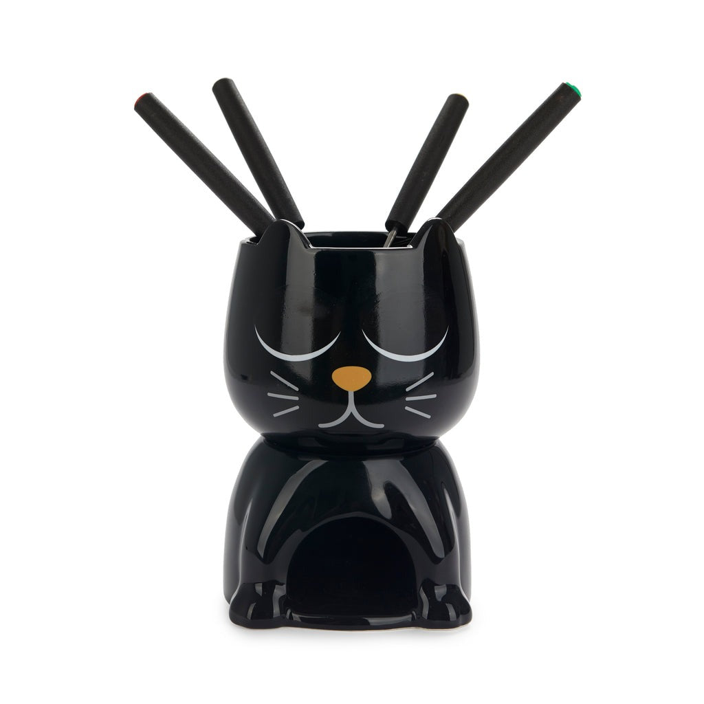 Cat Fondue Set - Strabello Design