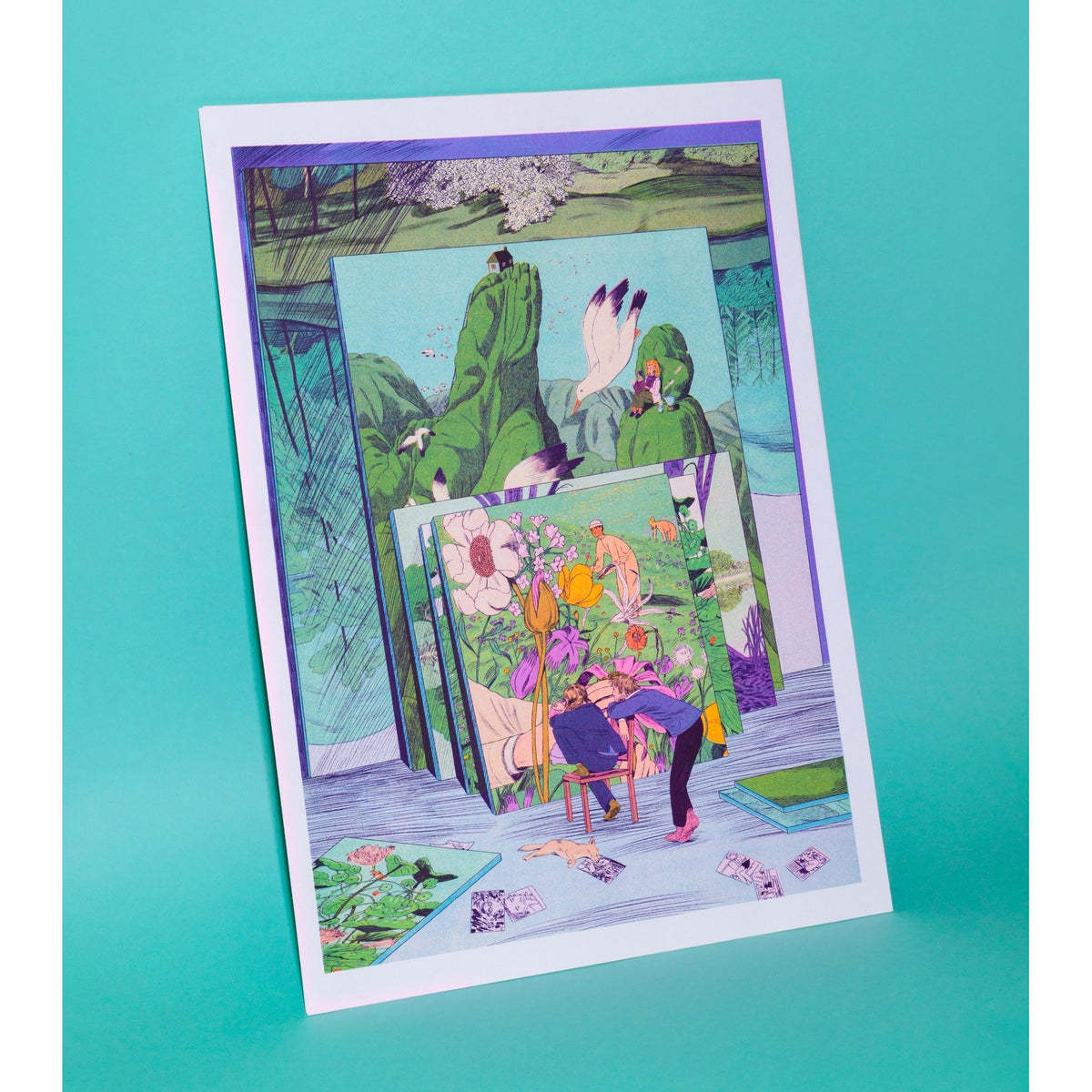 Poster Lo Studio del Pittore - Strabello Design