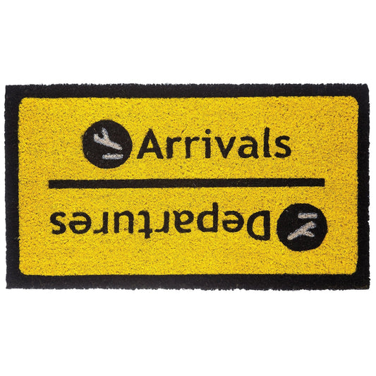 Arrivals/Departures Doormat - Strabello Design