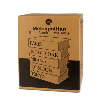 City Book Stack Side Table, photo 13