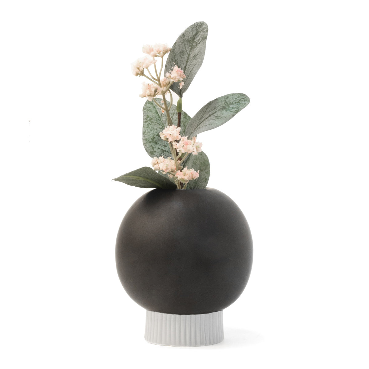 Vaso Sferico Piccolo Nero, foto 2