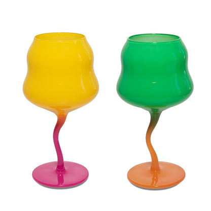 Set of 2 Wavy Cocktail Glasses, photo 7