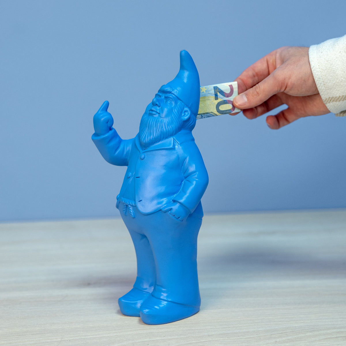 Blue Gnome Piggy Bank, photo 3