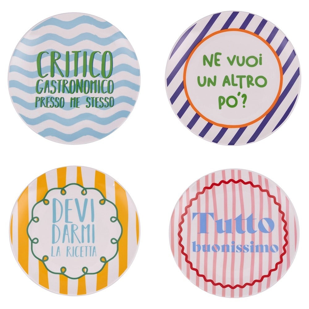 More Amor Set 4 Piatti da Frutta - Strabello Design