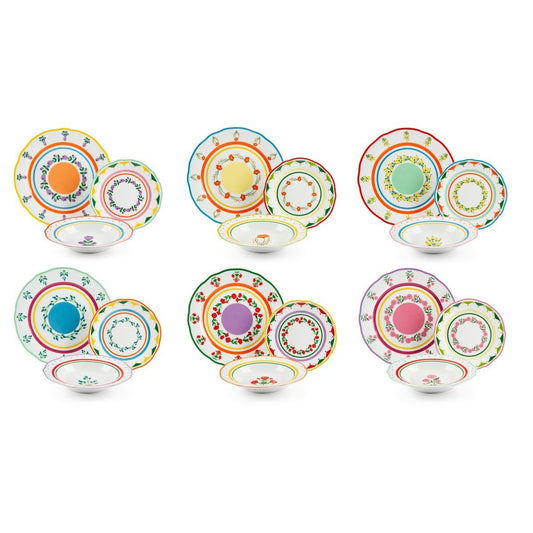 Arles 18-Piece Dinner Set - Strabello Design