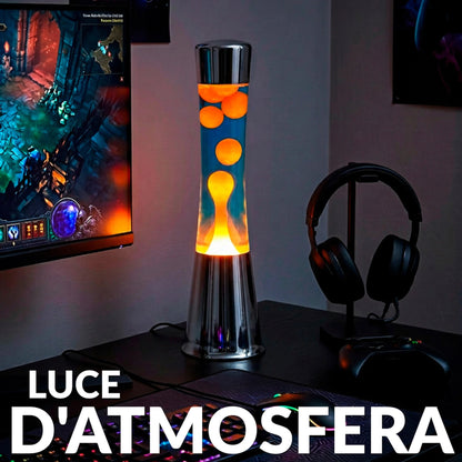 Blue and Orange LED Lava Lamp, photo 6