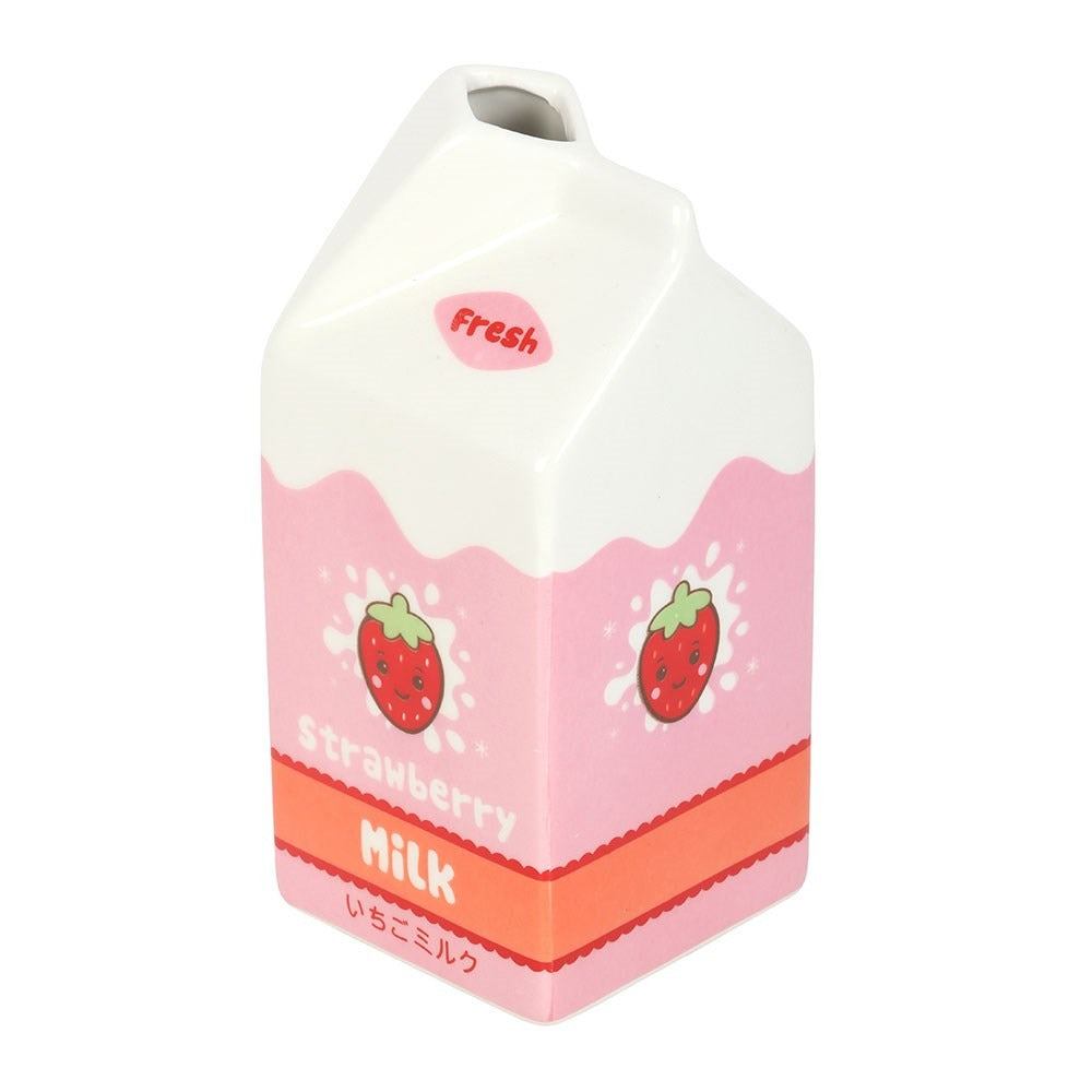Strawberry Milk Carton Vase, photo 3