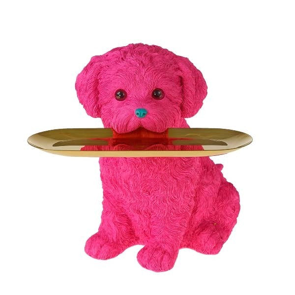Statuetta Cane con Ciotola - Strabello Design