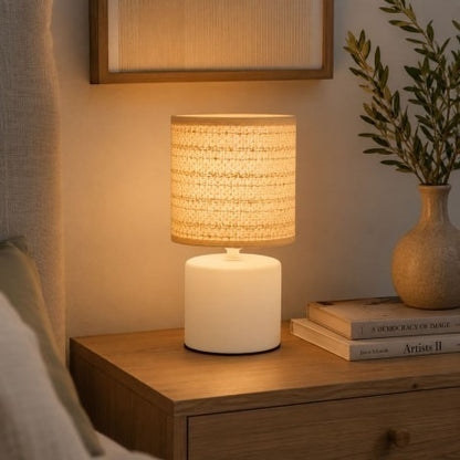 Woven Shade Table Lamp, photo 3