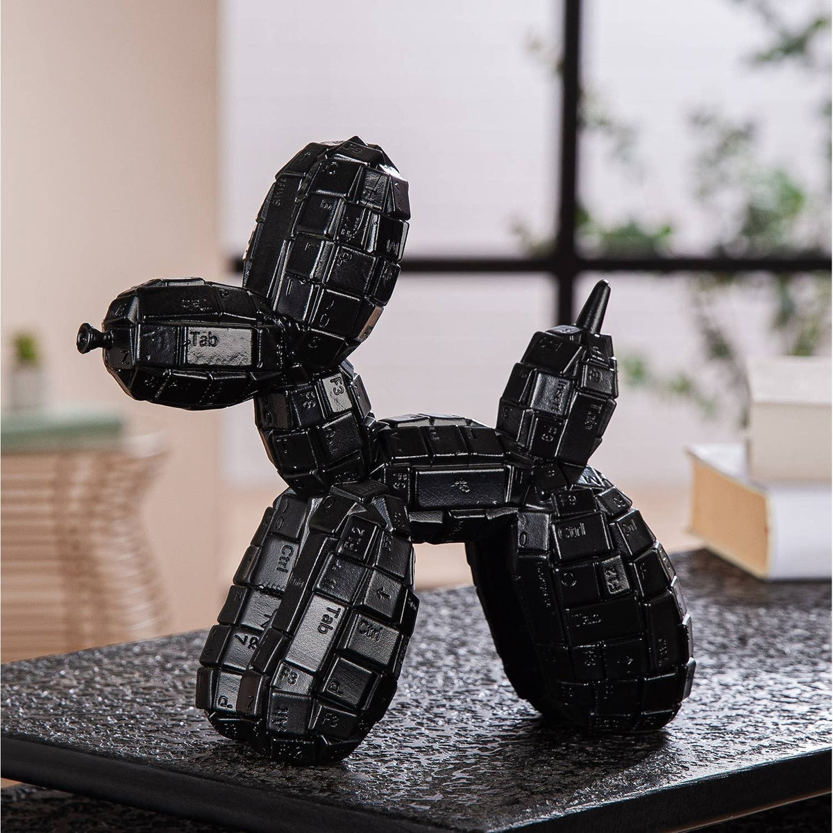 Keyboard Balloon Dog Figurine, photo 2