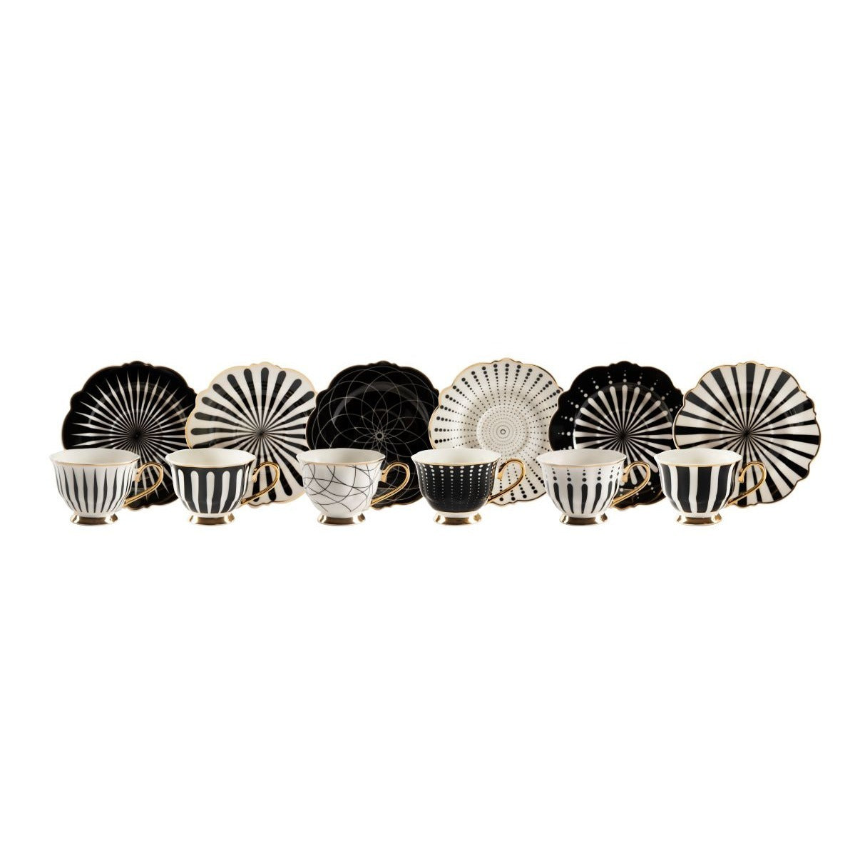 Set of 6 Alice Espresso Cups with Saucers, photo 4
