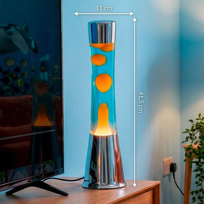 Blue and Orange LED Lava Lamp, photo 3