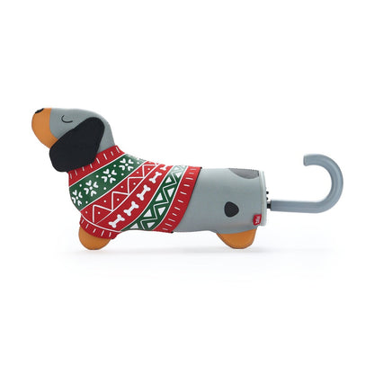 Christmas Dachshund Umbrella - Strabello Design