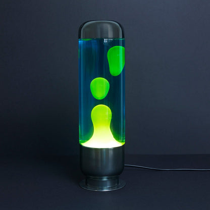Blue and Lime Lava Capsule Lamp, photo 2