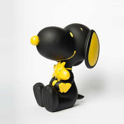 Snoopy with Woodstock Figurine in Black, photo 6