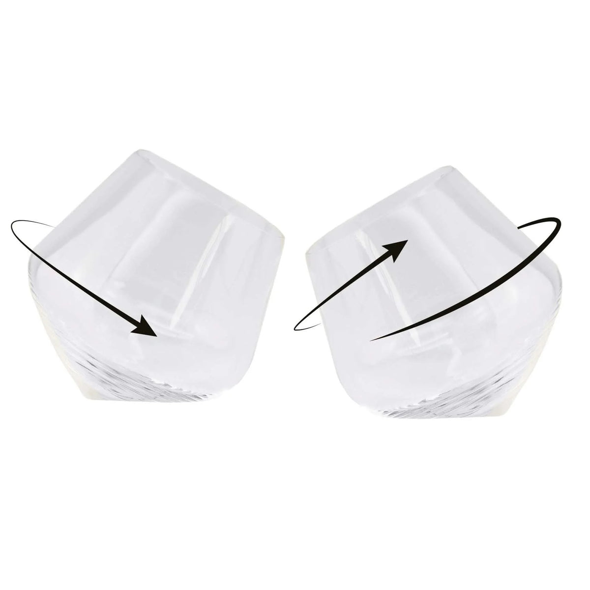 Bicchieri da Whiskey Rotanti - Strabello Design