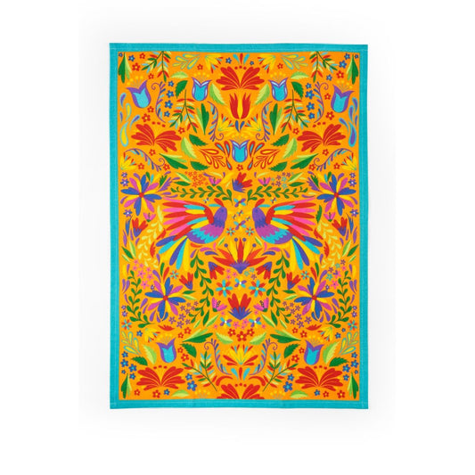 Mexican Flowers Tea Towel - Strabello Design