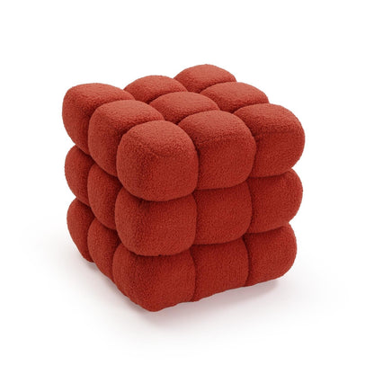Pouf Cubo Bouclé, foto 6