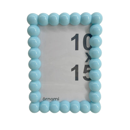 Light Blue Bobble Photo Frame - Strabello Design