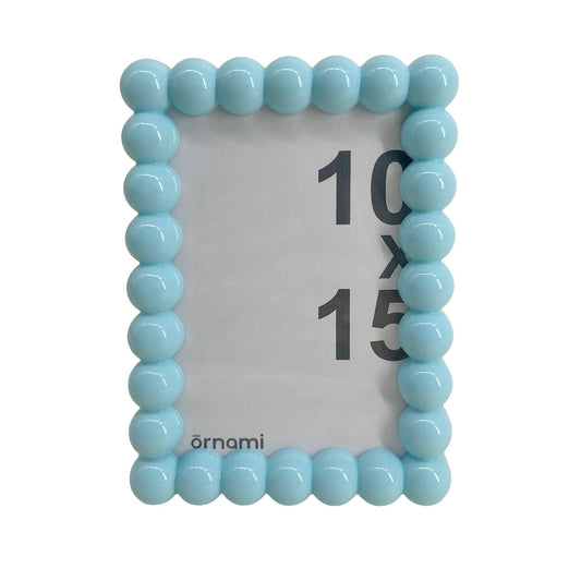 Light Blue Bobble Photo Frame - Strabello Design