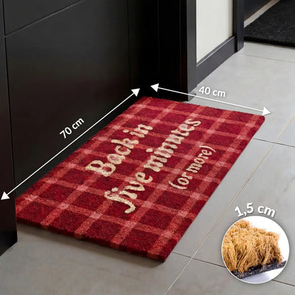 Back in Five Minutes Doormat, photo 2