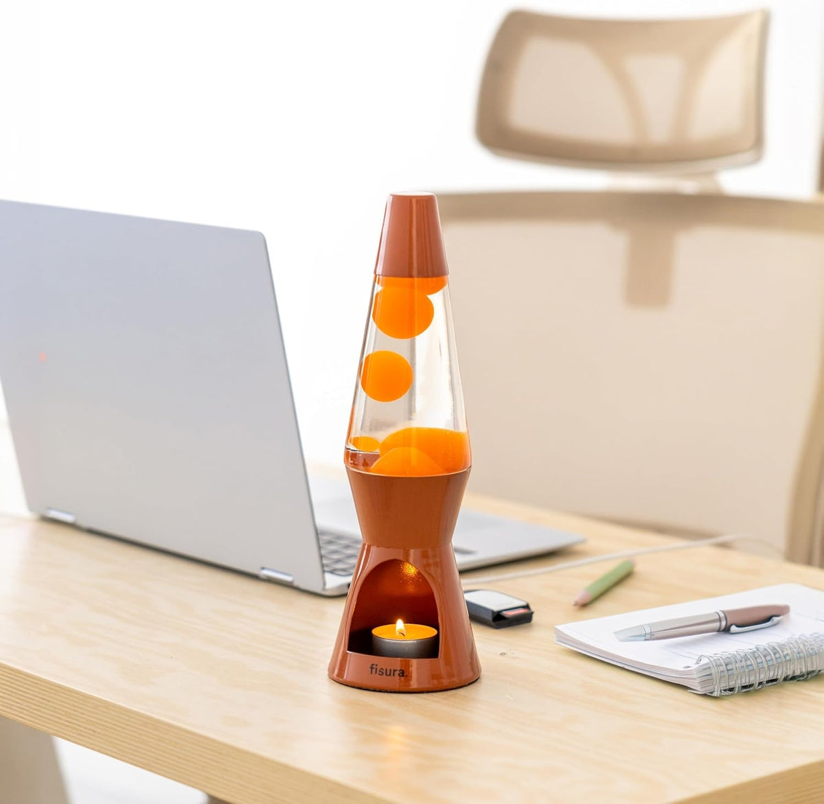 Terracotta Candle Lava Lamp, photo 8