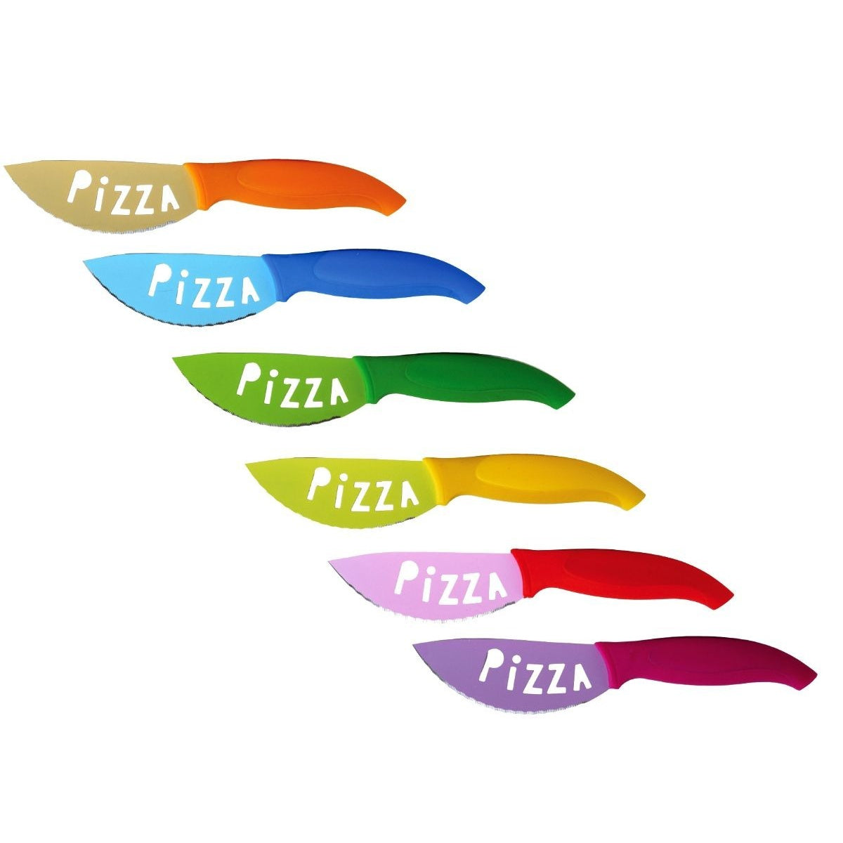 Set 6 Coltelli da Pizza Colorati, foto 3