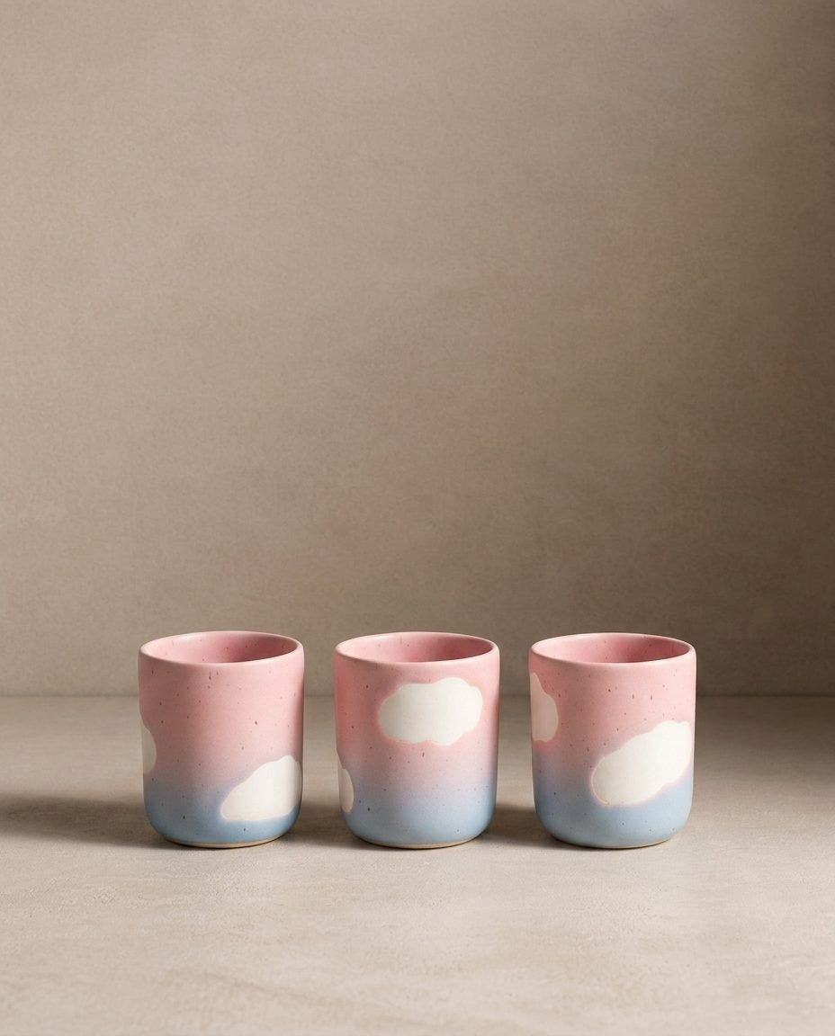 Cloud Sunset Espresso Cup - Strabello Design