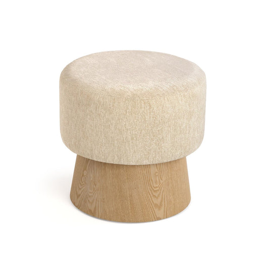 Sgabello Imbottito Poli Bianco - Strabello Design