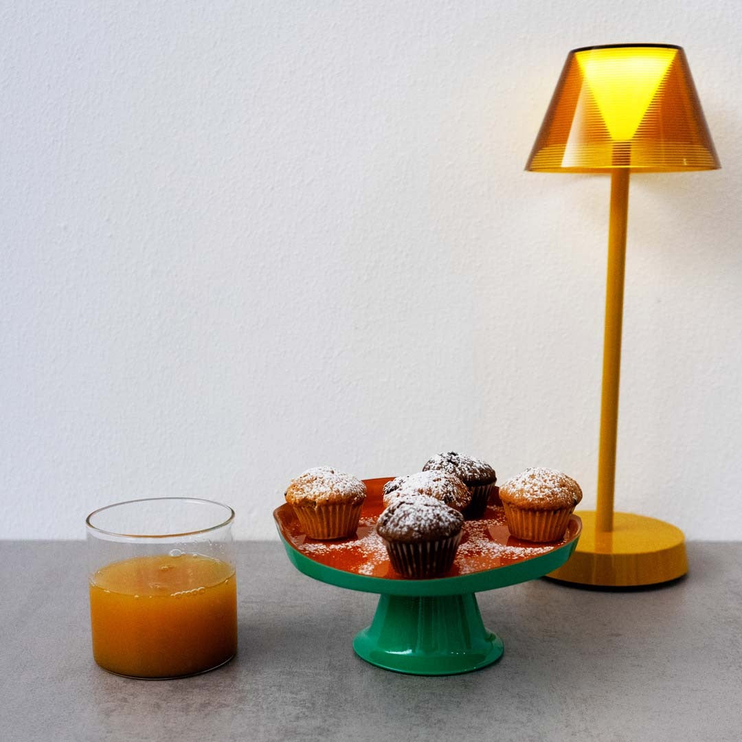 Small Orange and Green Cake Stand, photo 2