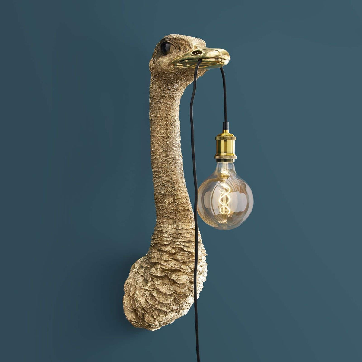 Franz Josef Ostrich Wall Lamp, photo 3